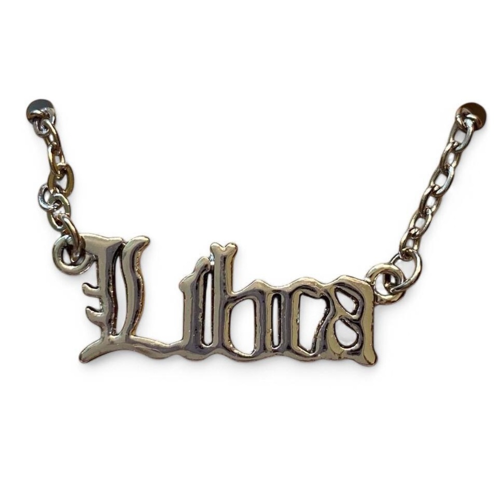 Silver Libra Necklace